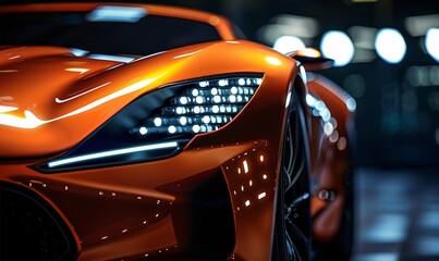 Luxury Sports Car Interior: A Showcase of High-Performance Design