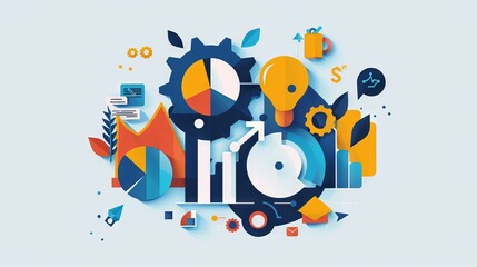 Business concept logo design