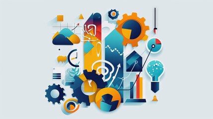 Business concept logo design