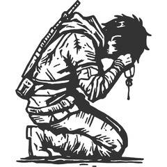 Illusion of Innocence Vintage Illustration Vector