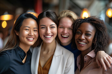 Group of Women Posing for Picture