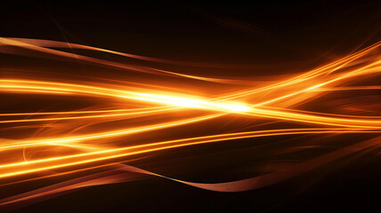 Abstract Orange Flowing Light Streak Looping Background. Creative background. - obrazy, fototapety, plakaty