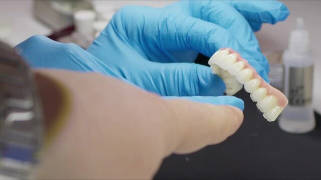 Zirconium porcelain and implant studies in the Dental Laboratory