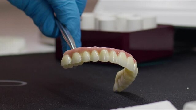 Zirconium porcelain and implant studies in the Dental Laboratory