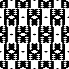 Seamless pattern. Rhombuses, figures ornament. Simple shapes wallpaper. Digital paper, web designing, textile print. Geometrical backdrop. Vector.