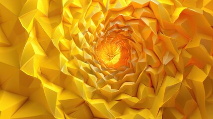 A mesmerizing golden spiral pattern with a geometric design