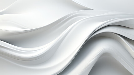 Obraz premium abstract white wave background 