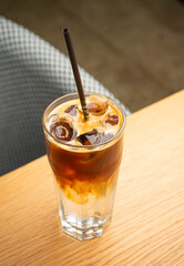 cold iced coffee - espresso tonic