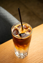 cold iced coffee - espresso tonic