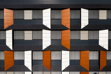 Modern office building in Riga, Latvia.