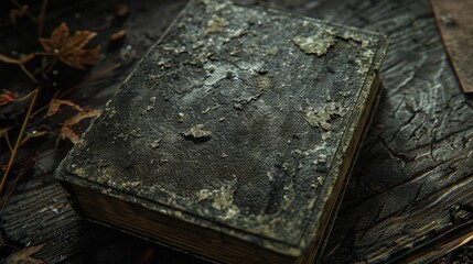 Enigmatic Elegance Intriguing Texture in Book Cover Design Abstract and Mysterious Concept for Creative Projects