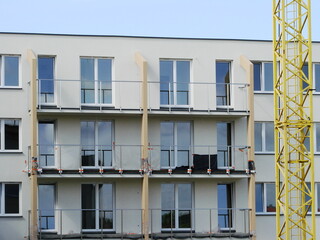 Prace na wysokościach, prace budowlane © tomo81