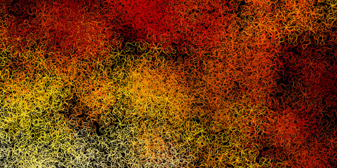 Dark orange vector texture with circular arc.