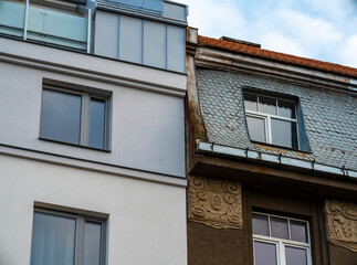 Modern office building in the centre of european city.