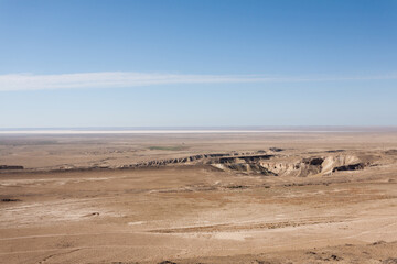 Karagiye depression view, Mangystau region, Kazakhstan