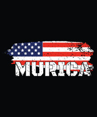 'Murica Vintage American Flag T-Shirt, Shirt Print Template, Army Shirt, 4th of July shirt, Veteran Shirt, USA Army Memorial Day, Remembering The Heroes	
