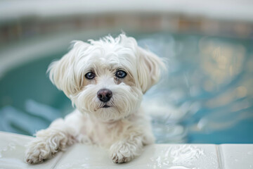 A pet-friendly policy allowing guests to bring their furry companions along for the stay, with special amenities and services tailored to four-legged friends.  Generative Ai.