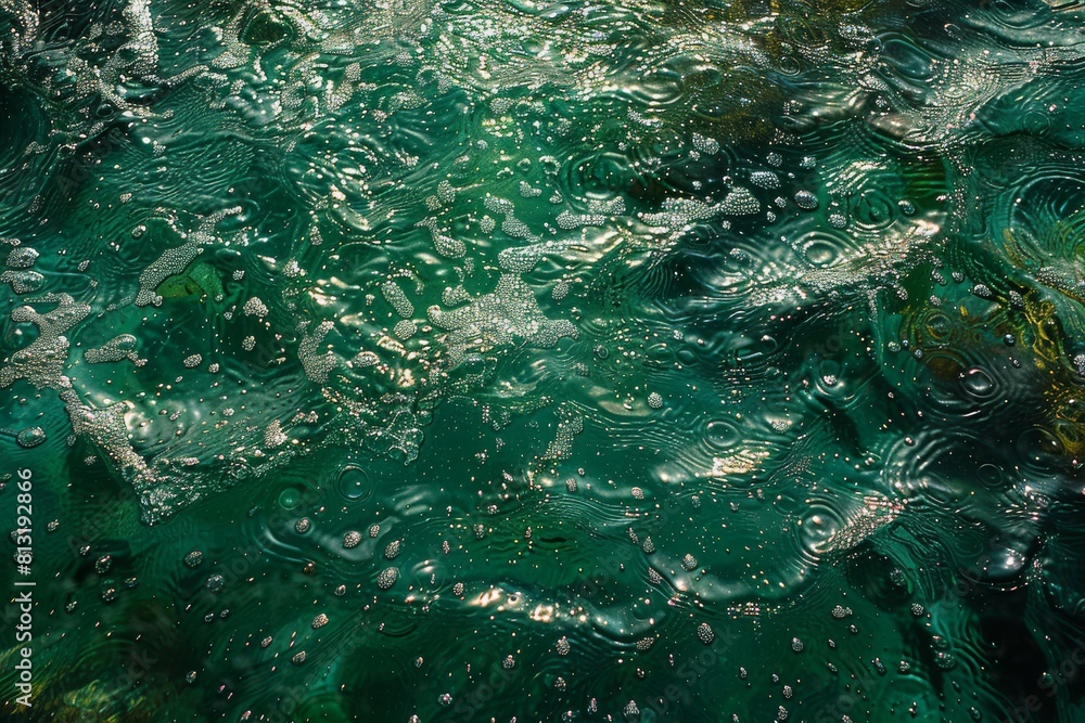 Poster this image captures the textured surface of the sea vibrating with the energy of reflected sunshine 