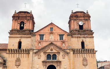 upper part of the Basílica Menor de Nuestra Señora de Mongui - Boyaca
