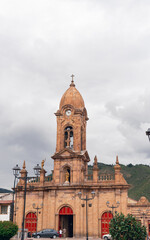 Vertical photo of the San Jeronimo de Nobsa Parish - Boyaca