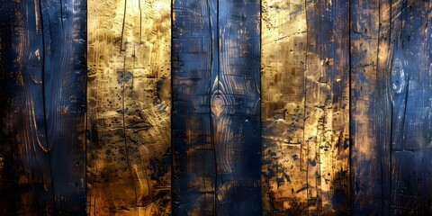 Rustic Charm Meets Contemporary Luxury: Wood Panel Designs with Gold Accents. Concept Luxury Design, Rustic Charm, Contemporary Style, Wood Paneling, Gold Accents
