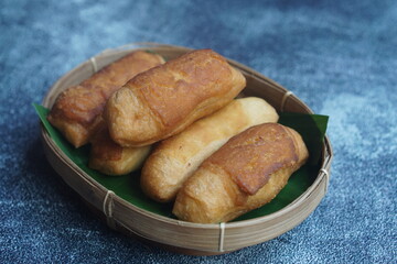 bolang baling or Odading or Galundeng is a traditional sweet made from flour and sugar in deep...