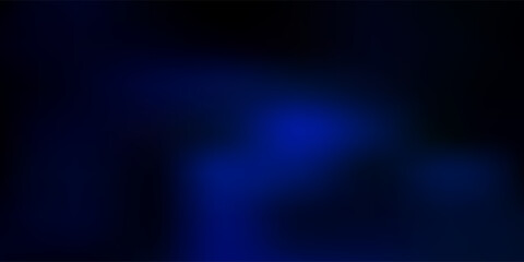 Dark blue vector gradient blur pattern.