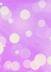 Pink bokeh vertical background for Banner, Poster, celebration, event and various design works