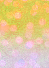 Yellow bokeh vertical background for Banner, Poster, celebration, event and various design works