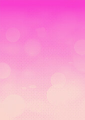 Pink bokeh vertical background for Banner, Poster, celebration, event and various design works