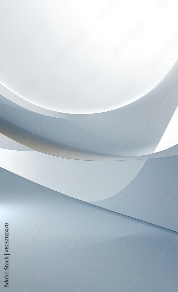Poster black and white metallic color tone wavy lines futuristic abstract geometric shapes background.