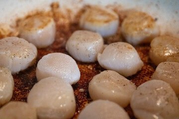 Searing Jumbo Scallops