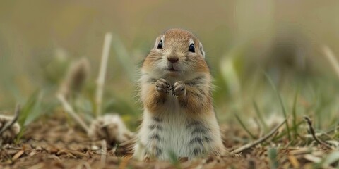 photo of cute baby gopher 