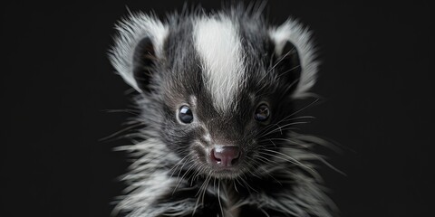 photo of cute baby skunk