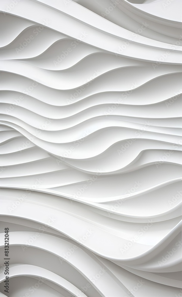 Poster black and white metallic color tone wavy lines futuristic abstract geometric shapes background.