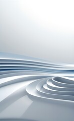 Black and white metallic color tone wavy lines futuristic abstract geometric shapes background.