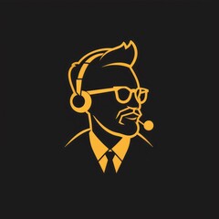 podcast financial technology logo design