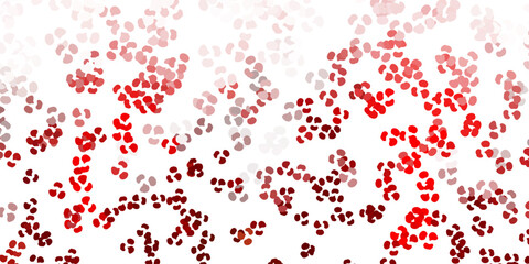 Obraz premium Light red, yellow vector texture with memphis shapes.