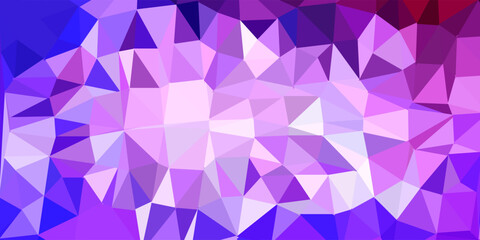 Light purple vector polygonal backdrop.