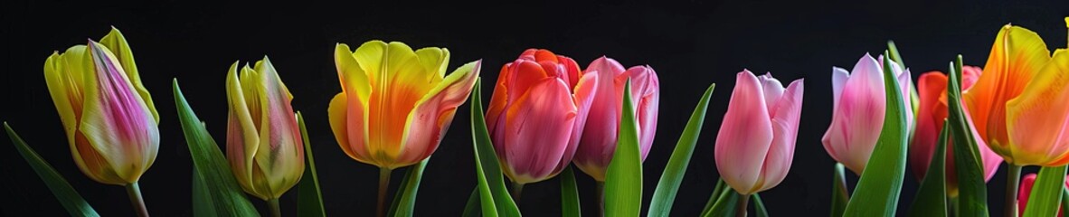 Fototapeta premium colorful tulips