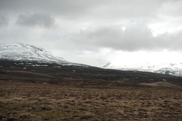 clouds over the mountains