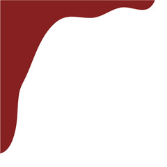 Melted Blob Shaped Corner Frame