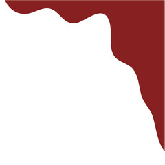 Melted Blob Shaped Corner Frame