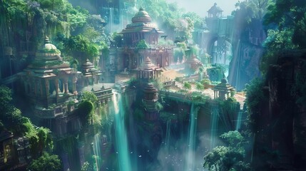 immersive gaming landscapes stunning environments for captivating worlds concept art illustration