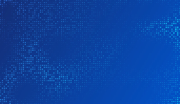 Blue tech finance background abstract pixel element network. Abstract business tech science background.