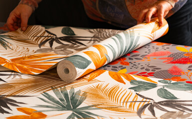 Rouleau de Tapisserie, papier peint pour décoration murale