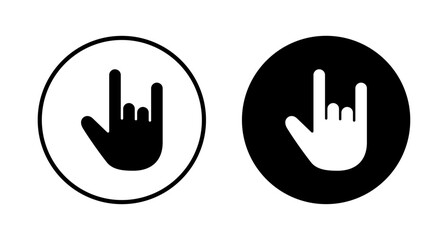 Hand icon vector isolated on white background. Hand gesture. hand stop