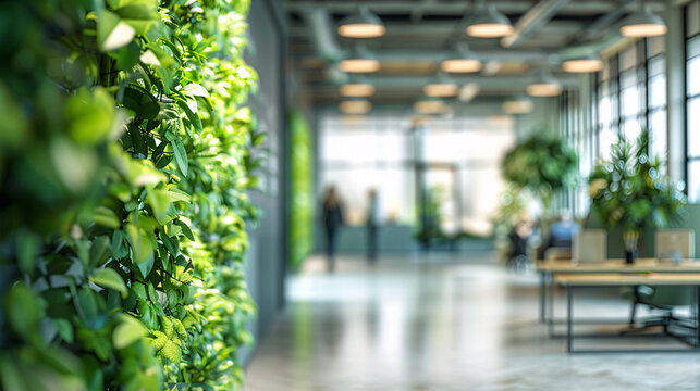 tranquil oasis in the midst of a bustling office with soft natural lighting earthy tones and living walls of greenery providing a peaceful respite