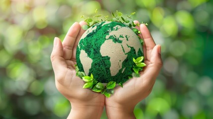 sustainable technology for environmental protection and sustainable development ecofriendly solutions illustration