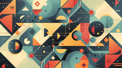 geometry graphics and abstract background.
